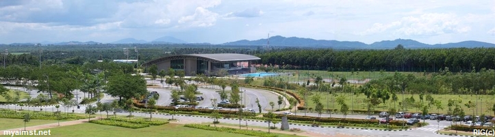 The Sports Complex as view from far