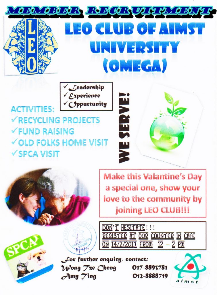 aimst-leo-membership-recruitment-drive-2011