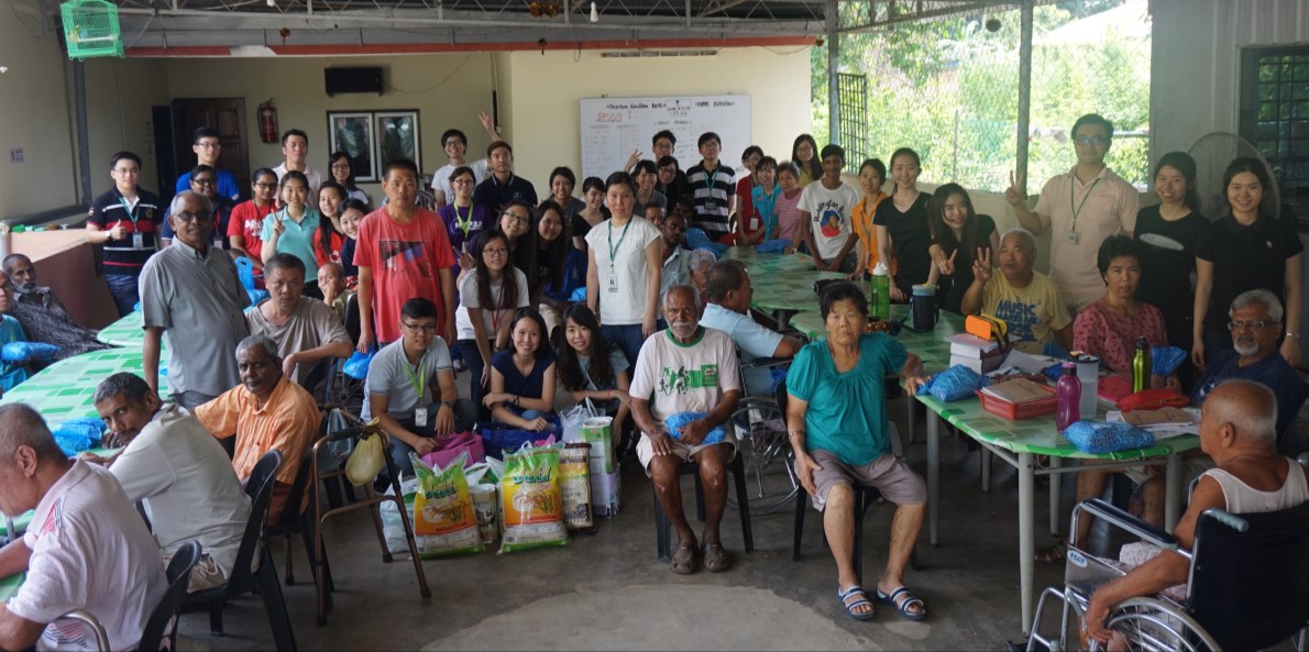 Old Folks Home Visit 2016 A Community Service Project My Aimst 